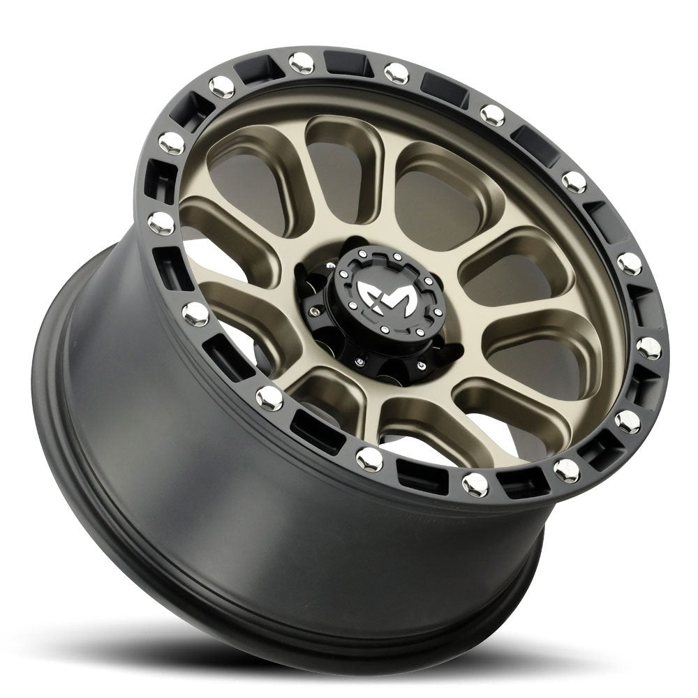 (Clearance - No Returns) 17x9 MKW Off-Road M204 Matte Bronze 5x5/127 0mm