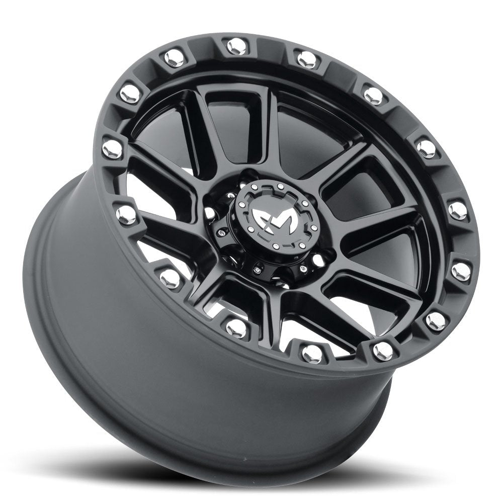 (Clearance - No Returns) 17x8.5 MKW Off-Road M205 Satin Black 5x5/127 0mm