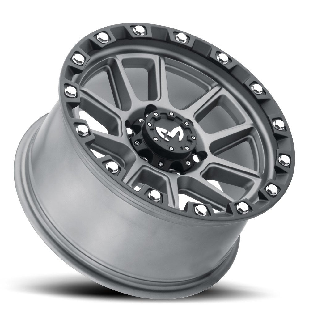 (Clearance - No Returns) 17x8.5 MKW Off-Road M205 Matte Grey 5x5/127 0mm