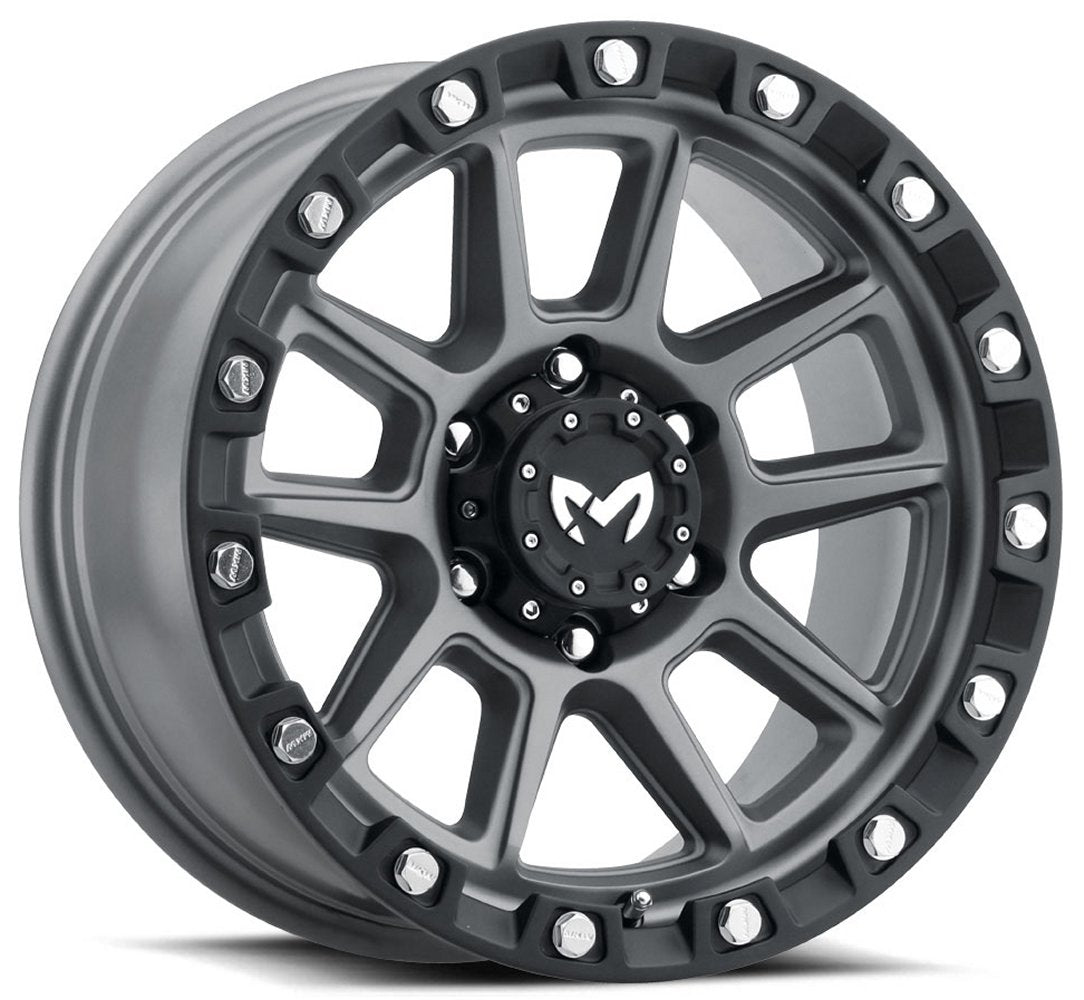 (Clearance - No Returns) 17x8.5 MKW Off-Road M205 Matte Grey 6x5.5/139.7 0mm