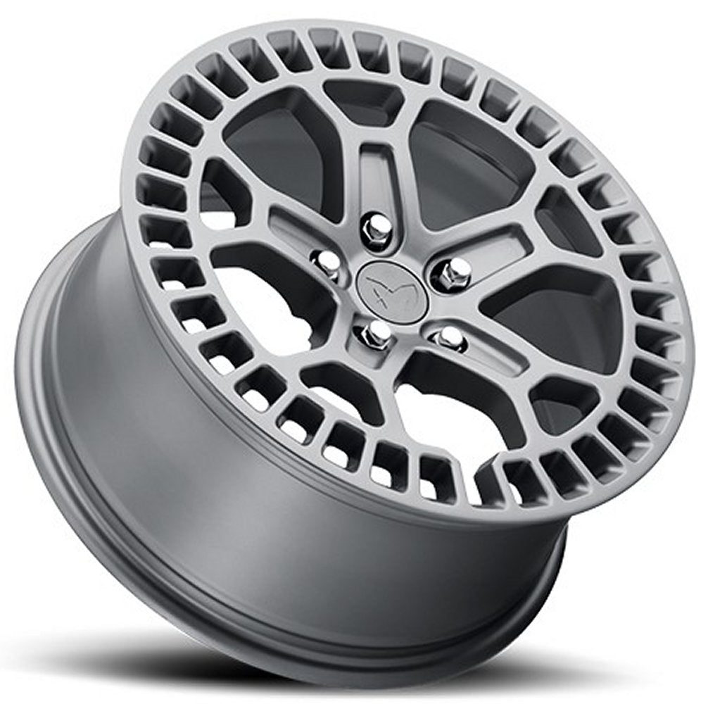 (Clearance - No Returns) 17x8 MKW Off-Road M206 Matte Grey 5x4.5/114.3 35mm