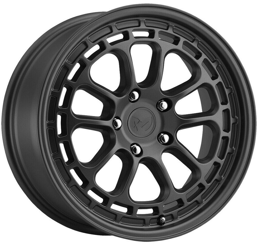 (Clearance - No Returns) 17x8 MKW Off-Road M207 Satin Black 5x100 35mm