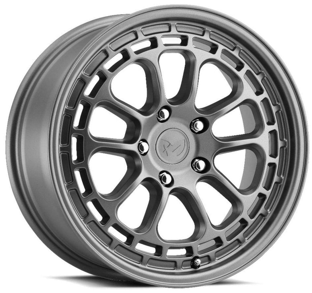 (Clearance - No Returns) 17x8 MKW Off-Road M207 Matte Grey 5x100 35mm