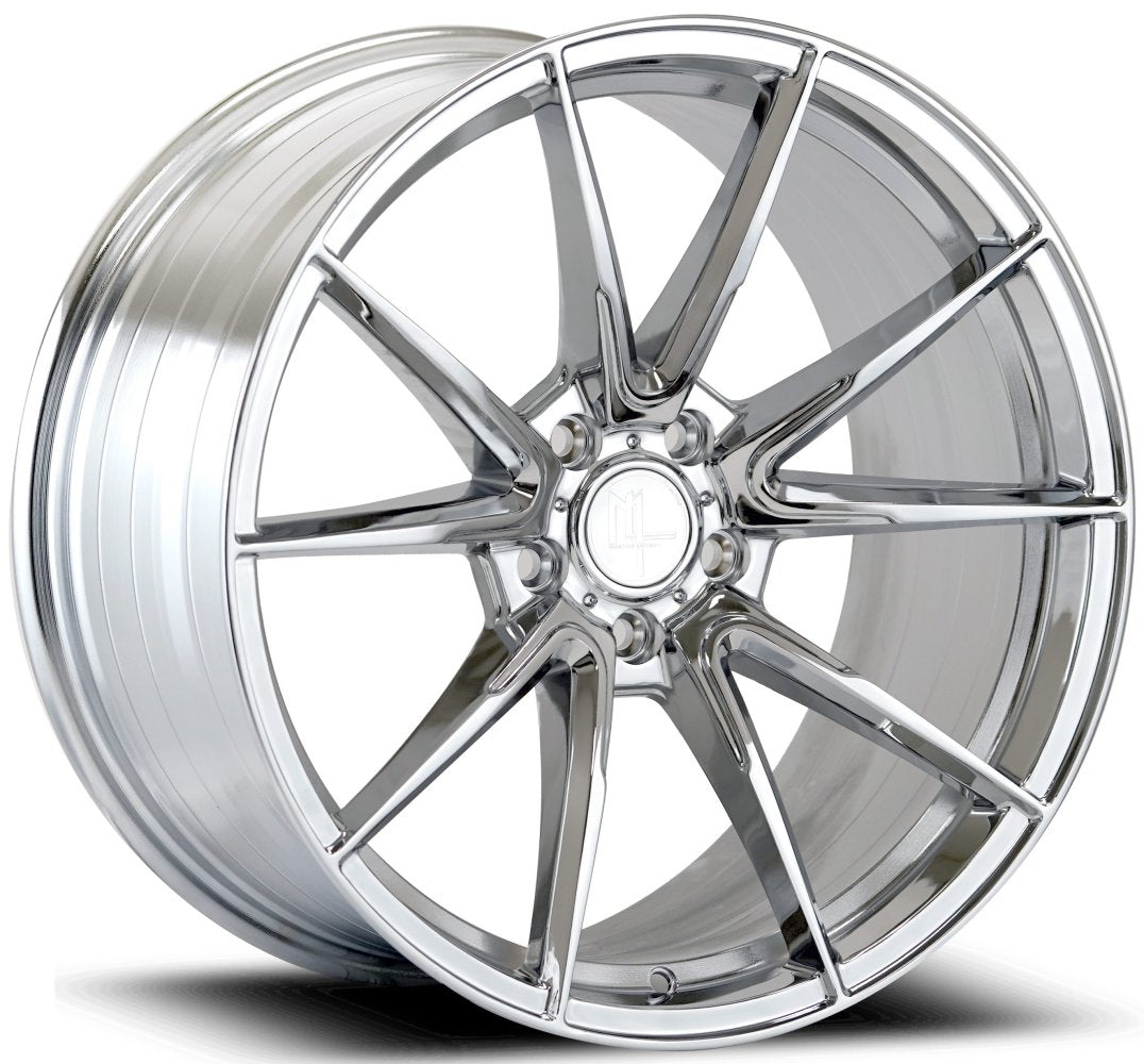 20X9 Modern Luxury MLF12 Chrome (Flow Formed) 5x4.5/114.3 35mm