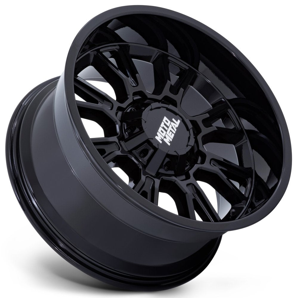 (Clearance - No Returns) 17x9 Moto Metal MO810 Gloss Black 6x135 6x5.5/139.7  1mm