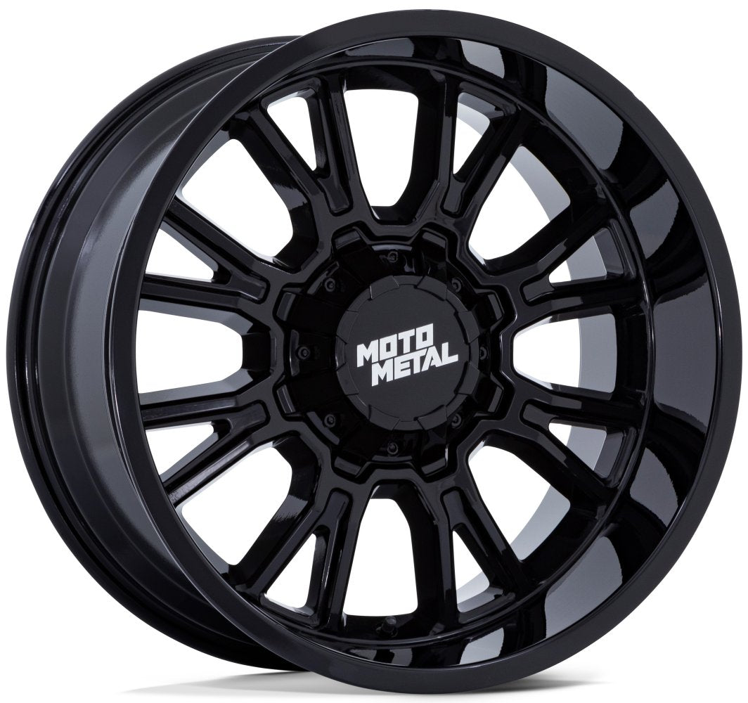 (Clearance - No Returns) 17x9 Moto Metal MO810 Gloss Black 6x135 6x5.5/139.7  1mm