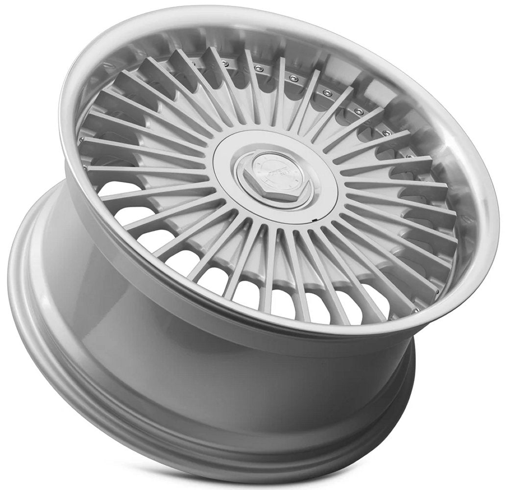 19x9.5 MRR VP4 Gloss Silver Machined (CUSTOM)