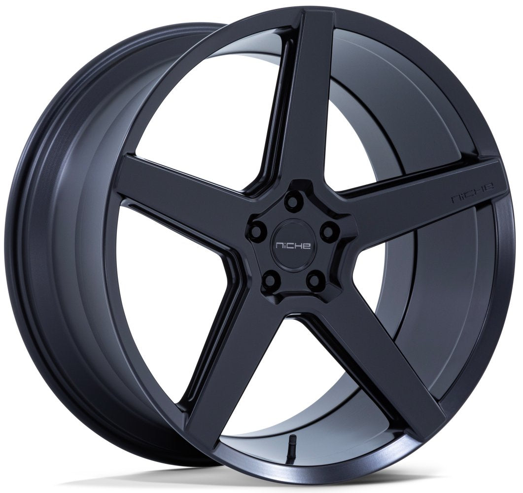 20X10.5 Niche Modena Matte Black NC283 5x112 38mm