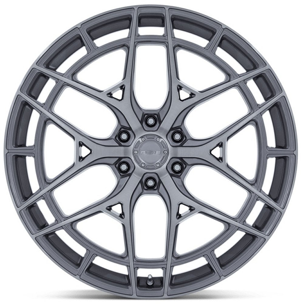 22X10 Niche Adria Titanium Brushed NC284 6x135 30mm