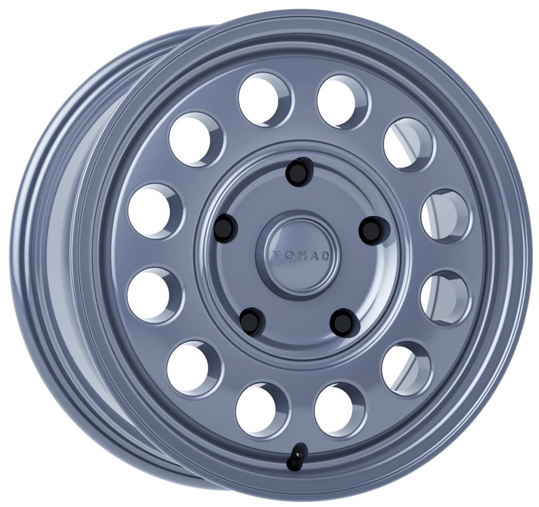 (Clearance - No Returns) 16x8 Nomad Off-Road 501 Convoy Utility Gray (Flow Form) 5x5.5/139.7 -10mm