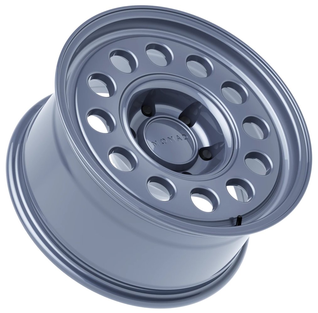 (Clearance - No Returns) 16x8 Nomad Off-Road 501 Convoy Utility Gray (Flow Form) 6x4.5/114.3 -10mm