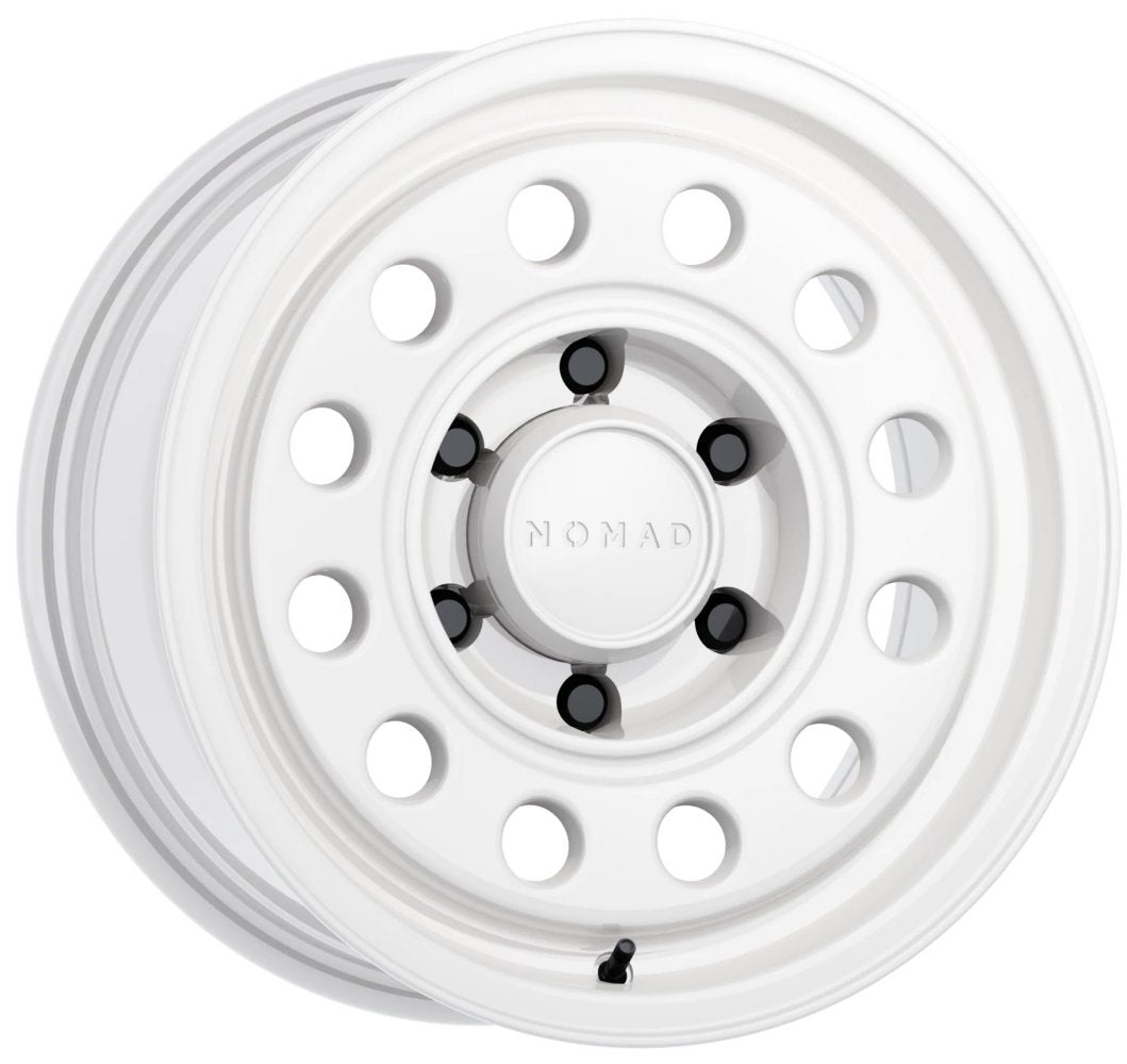 (Clearance - No Returns) 17x8.5 Nomad Off-Road 501 Convoy Salt (Flow Form) 6x135 -10mm