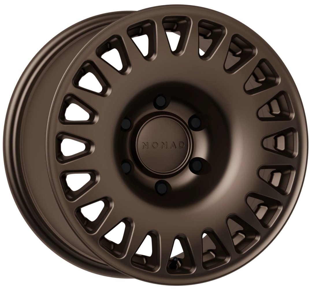 (Clearance - No Returns) 17x8.5 Nomad Off-Road 503 Sahara Copperhead (Flow Form) 6x135 -10mm