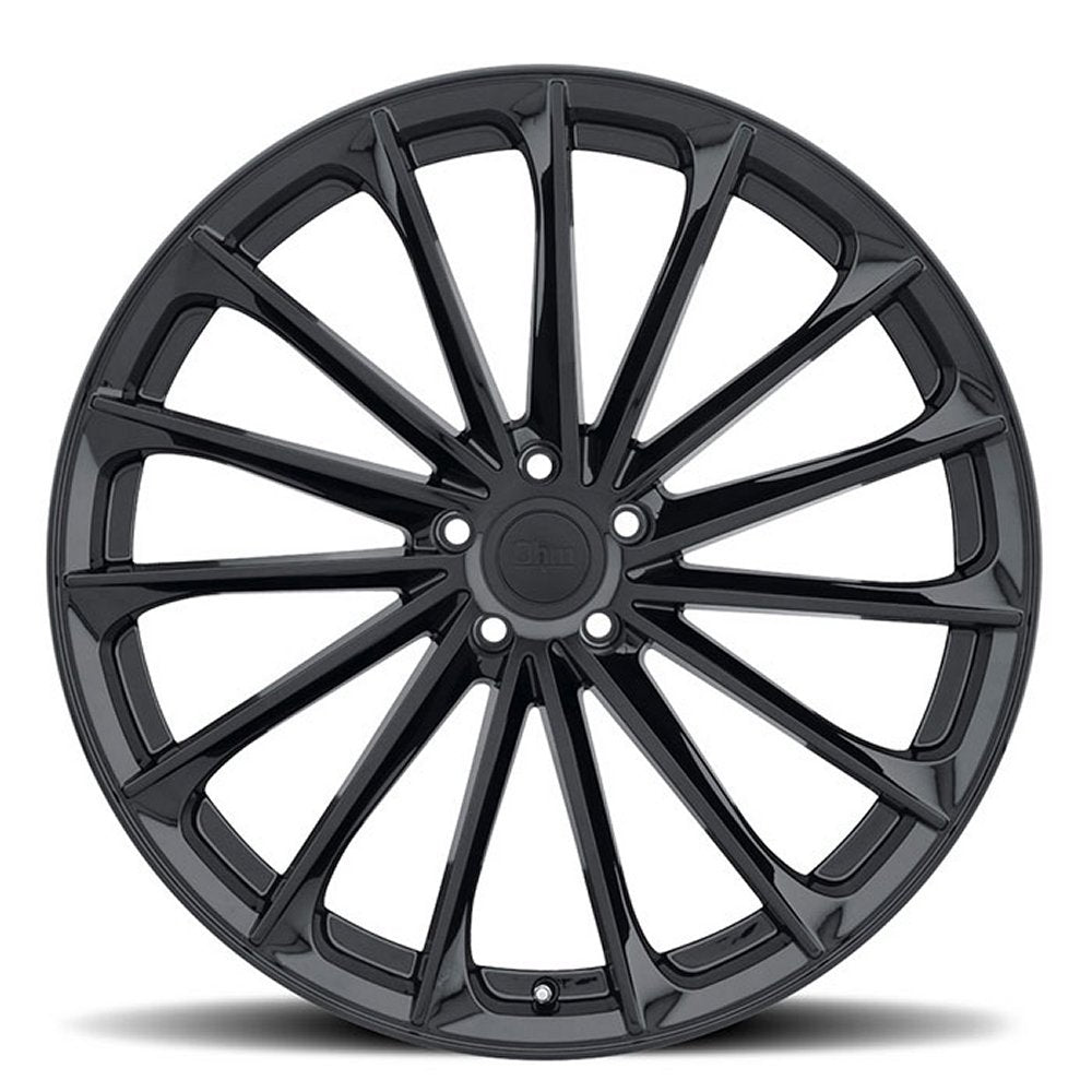 (Clearance - No Returns) 17x6.5 Ohm Proton Gloss Black (Rotary Forged) 5x105 45mm