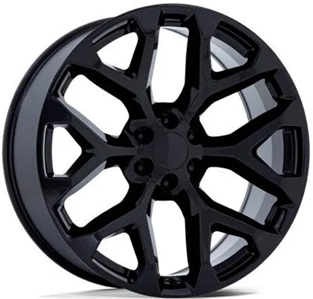 20X9 Performance Replicas PR177 Gloss Black 6x5.5/139.7 24mm
