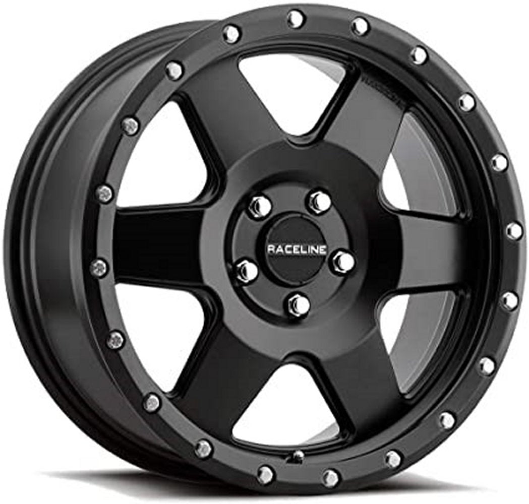 (Clearance - No Returns) 17x8 Raceline 946B Boost Matte Black (CUV) 5x5/127 35mm