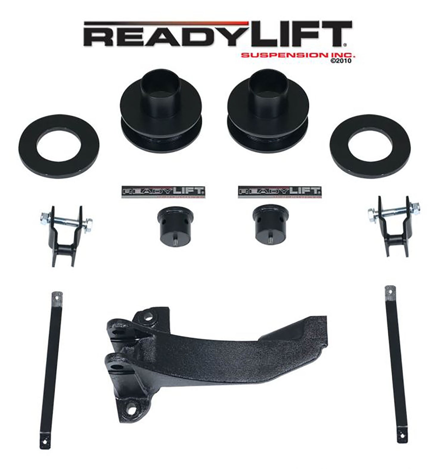 ReadyLIFT 2.5&quot; Front Leveling Kit w/ Track Bar Bracket 2008-2010 F-250/F-350/F-450 Super Duty 4WD 66-2516