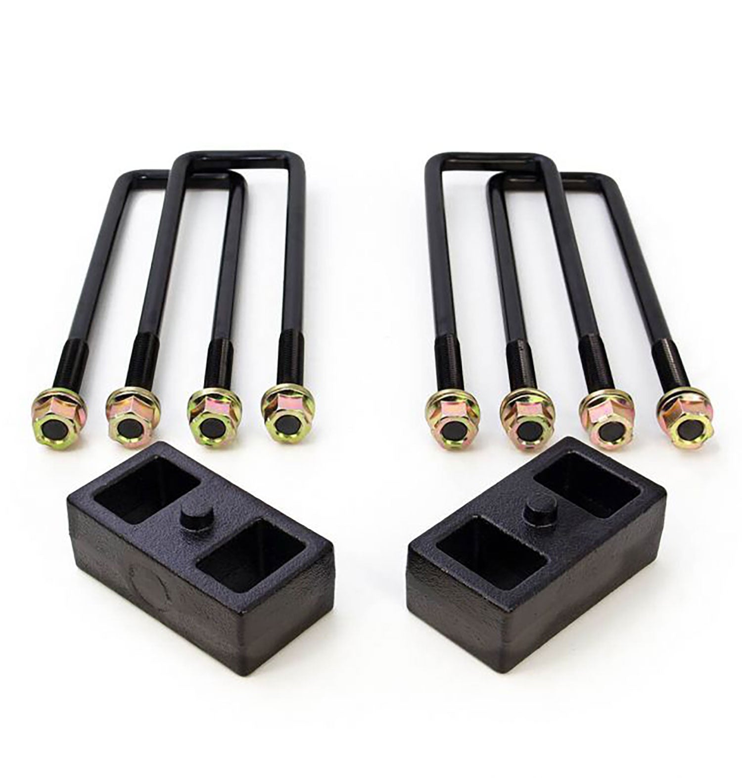 ReadyLIFT 2&quot; Rear Block Kit 2011-2019 Chevrolet/GMC 2500/3500 HD (OEM Style w/ Factory Top Overloads) 66-3122