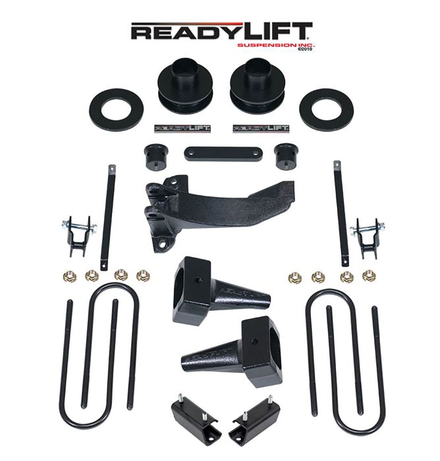 ReadyLIFT 2.5&quot; SST Lift Kit w/ 5&quot; Rear Blocks 2011-2016 Ford F-250/F-350 Super Duty 4WD (1 Piece Drive Shaft) 69-2511TP