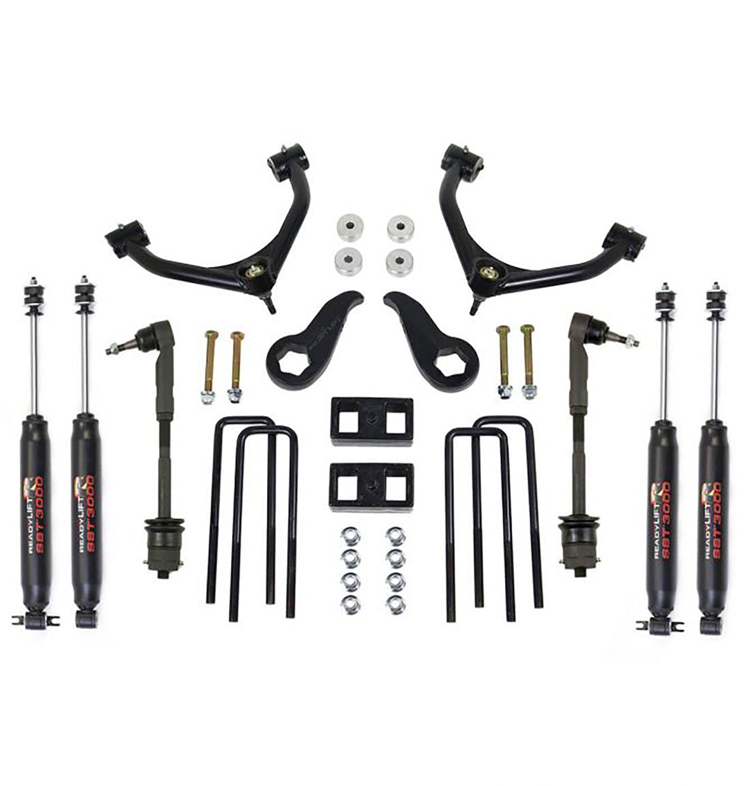 ReadyLIFT 3.5&#039;&#039; Front 2&#039;&#039; Rear SST Lift Kit w/ SST3000 Shocks 2011-2019 Chevrolet/GMC 3500HD Tow Package/ 3500 Dually 69-3522