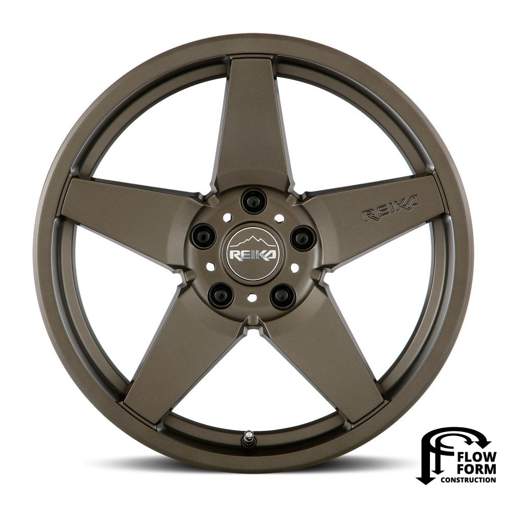 (Clearance - No Returns) 15x7 Reika R15 Seeker Bronze (Flow Formed) 5x100 15mm