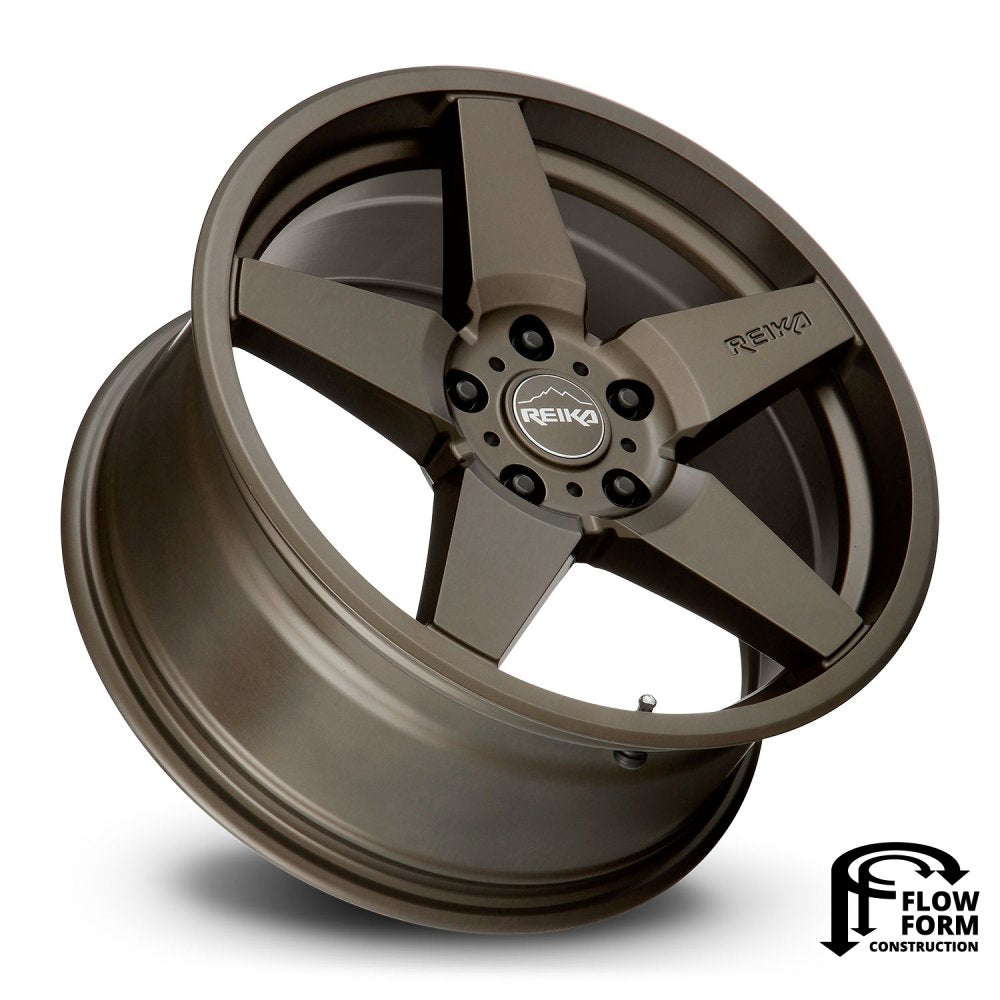 (Clearance - No Returns) 15x7 Reika R15 Seeker Bronze (Flow Formed) 5x100 15mm