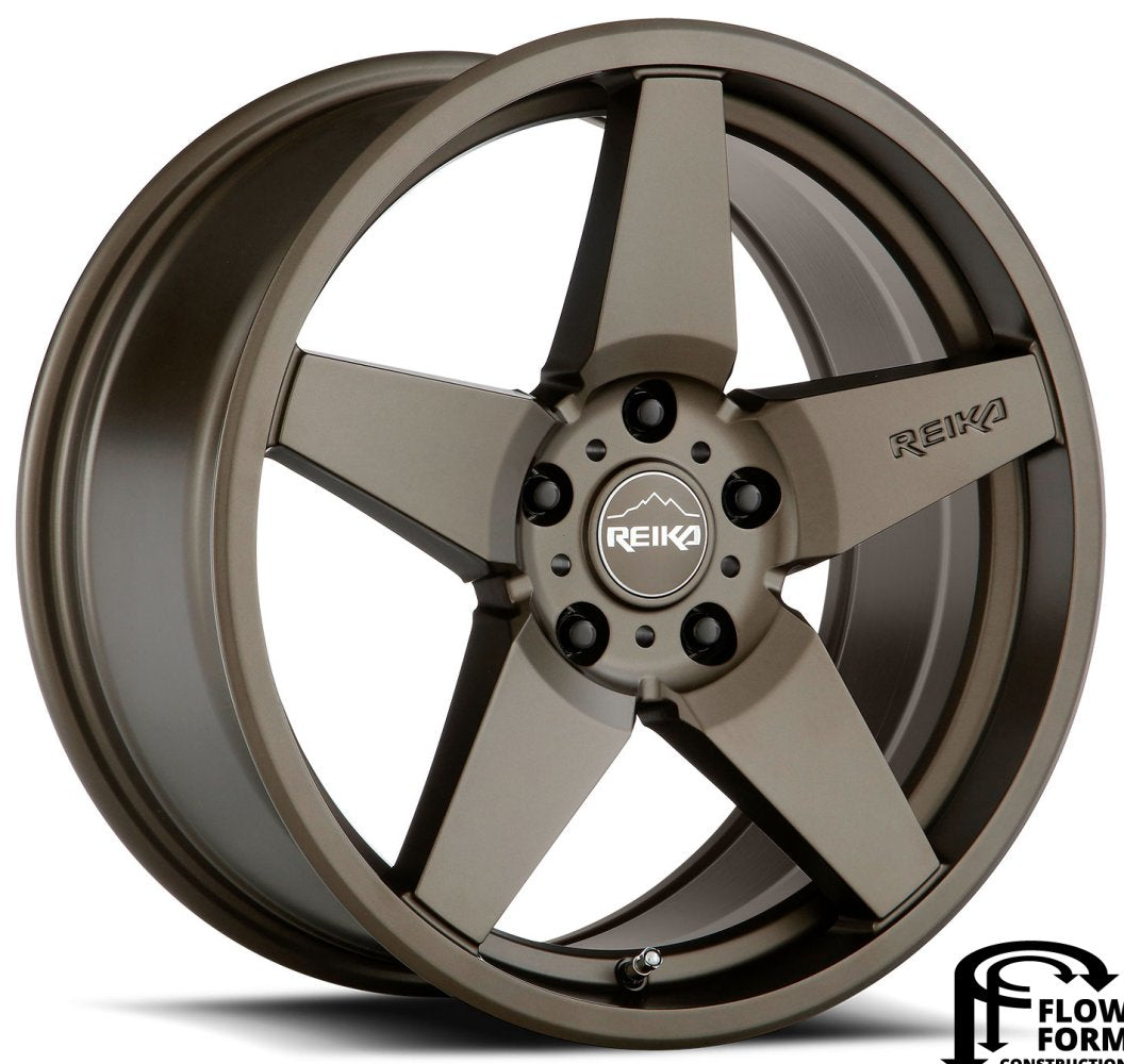 (Clearance - No Returns) 15x7 Reika R15 Seeker Bronze (Flow Formed) 5x100 15mm