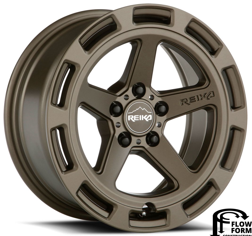 (Clearance - No Returns) 17x7 Reika R20 Teton Bronze 5x100 15mm