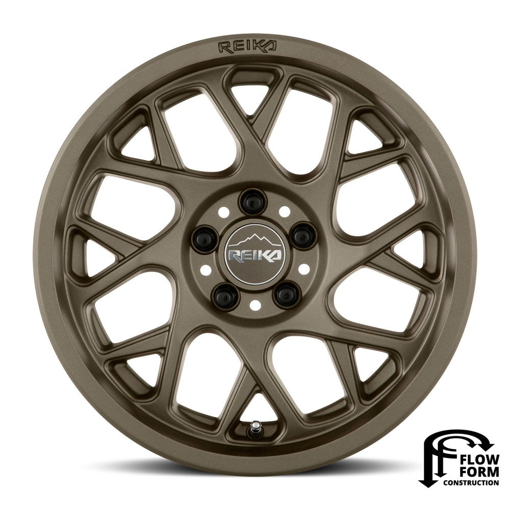 (Clearance - No Returns) 17x7 Reika R25 Detour Bronze 5x100 15mm