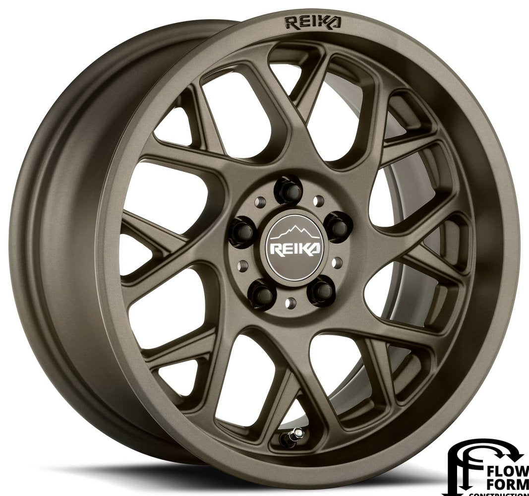 (Clearance - No Returns) 17x7 Reika R25 Detour Bronze 5x100 15mm