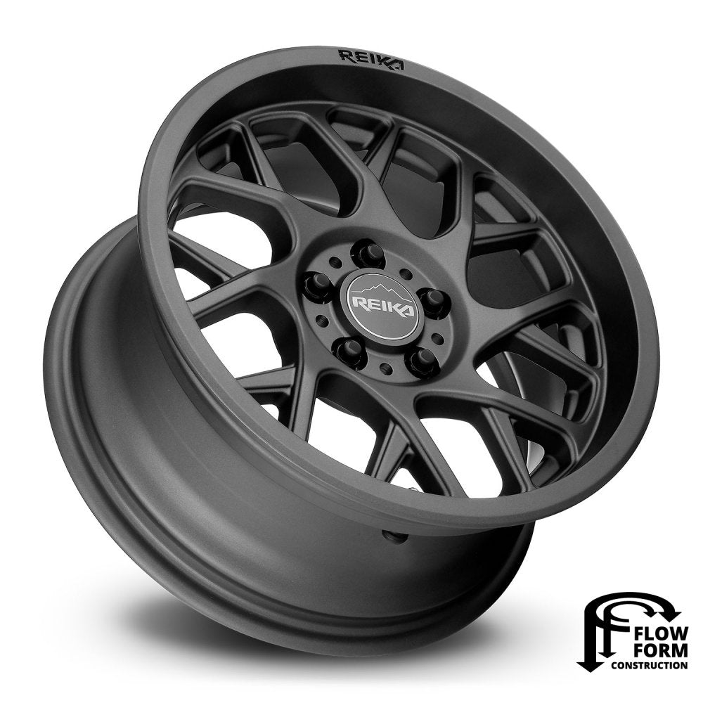 (Clearance - No Returns) 17x7 Reika R25 Detour Slate Gray 5x100 15mm
