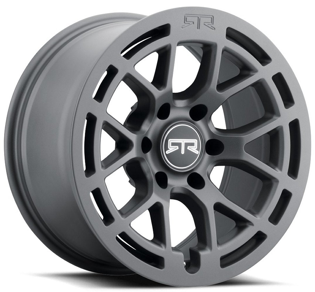 (Clearance - No Returns) 17x9 RTR Tech 6 Bronco / Ranger Satin Charcoal (Flow Formed) 6x5.5/139.7 0mm