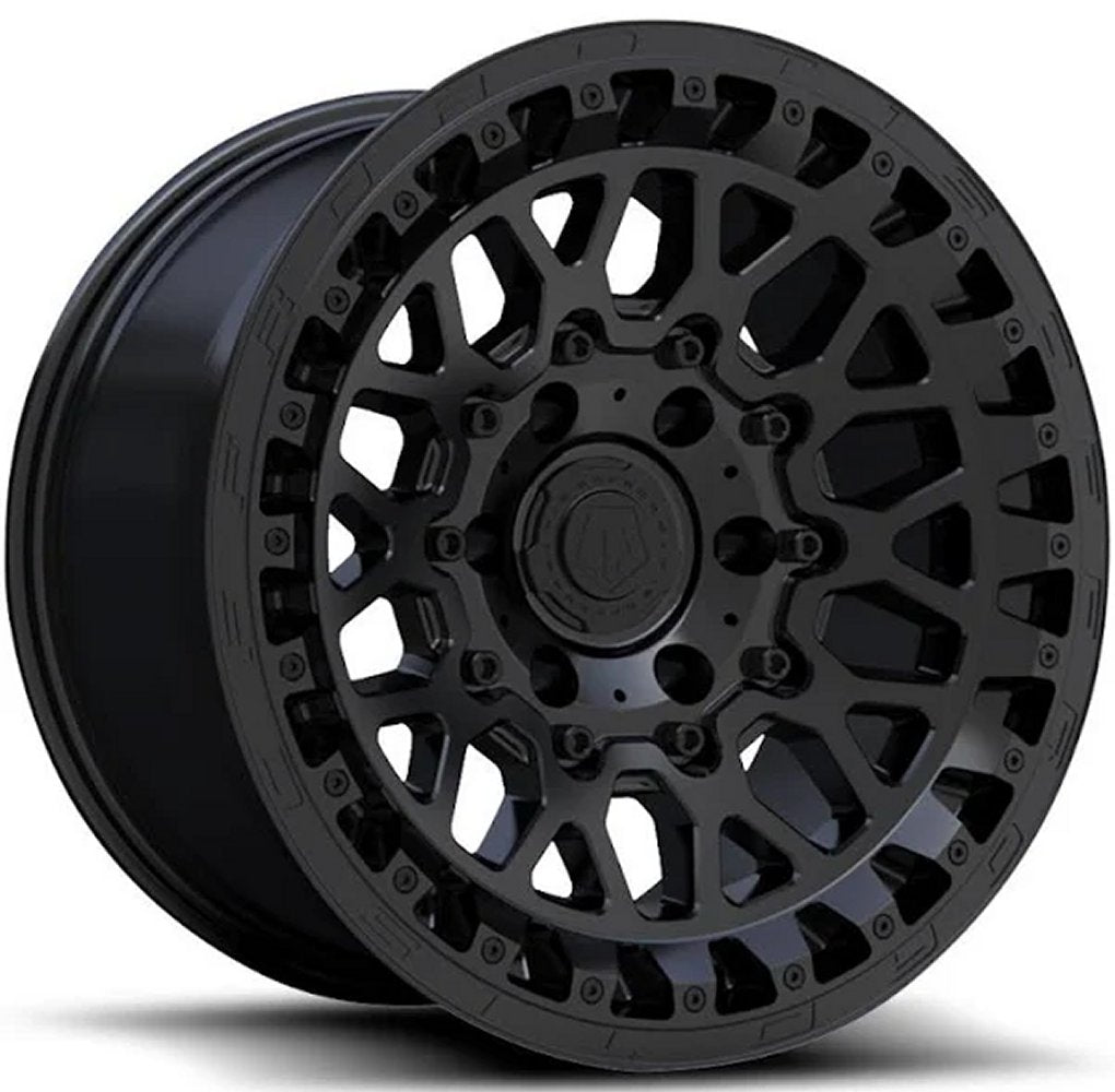 (Clearance - No Returns) 17x9 TIS Off-Road 555SB Satin Black 5x5/127 -12mm