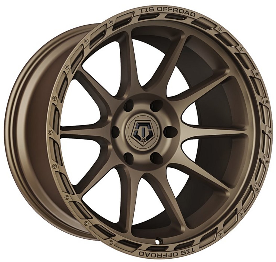 (Clearance - No Returns) 17x9 TIS Off-Road 563BZ Satin Bronze 6x135 -12mm