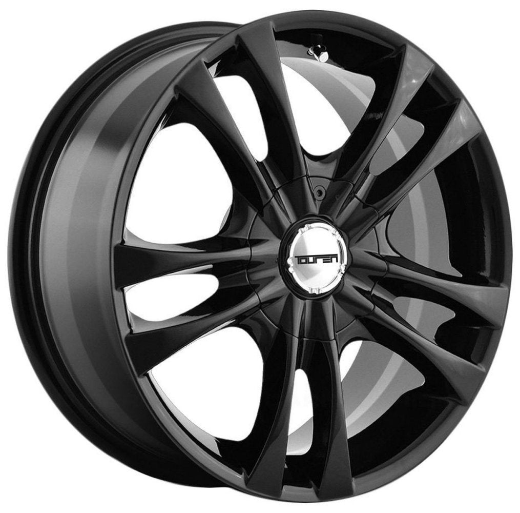 (Clearance - No Returns) 16x7 Touren TR22 Gloss Black 4x100 4x4.5/114.3 40mm