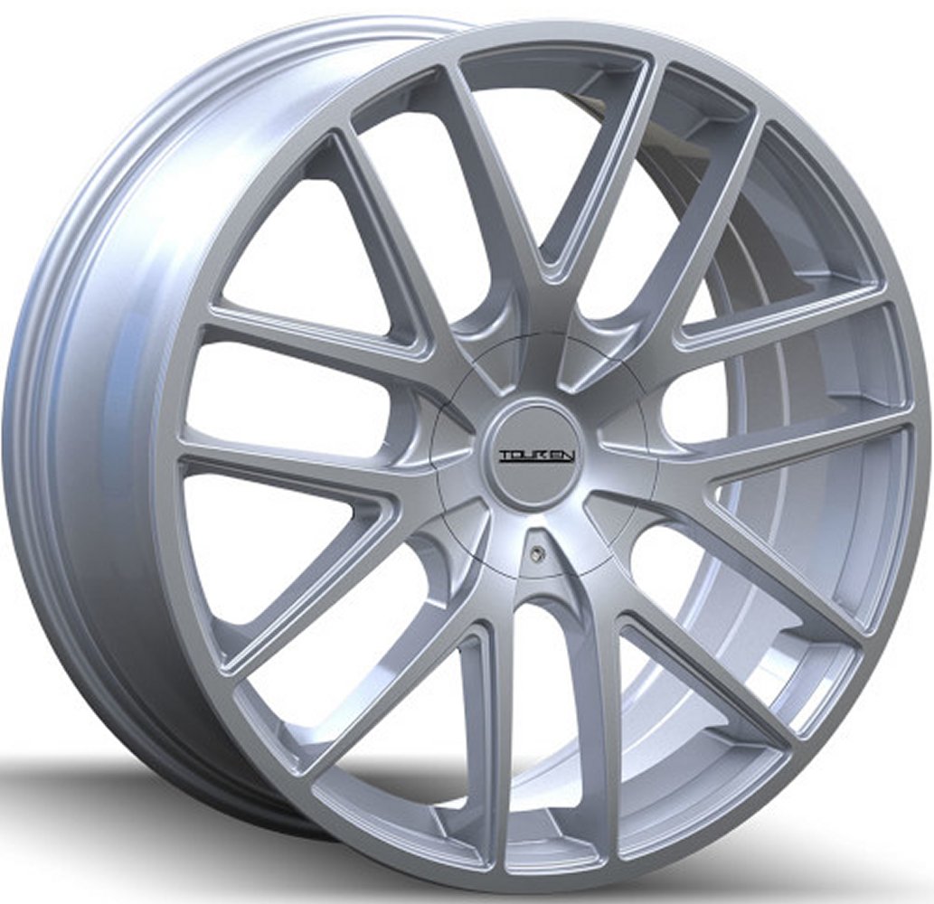 (Clearance - No Returns) 17x7.5 Touren TR60 Hyper Silver 5x4.25/108 5x4.5/114.3 42mm