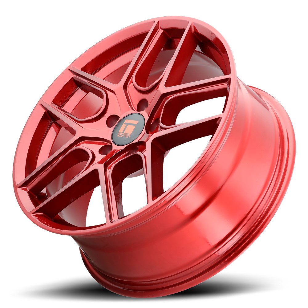 (Clearance - No Returns) 17x8 Touren TR79 Crimson Candy Red 5x4.5/114.3 35mm