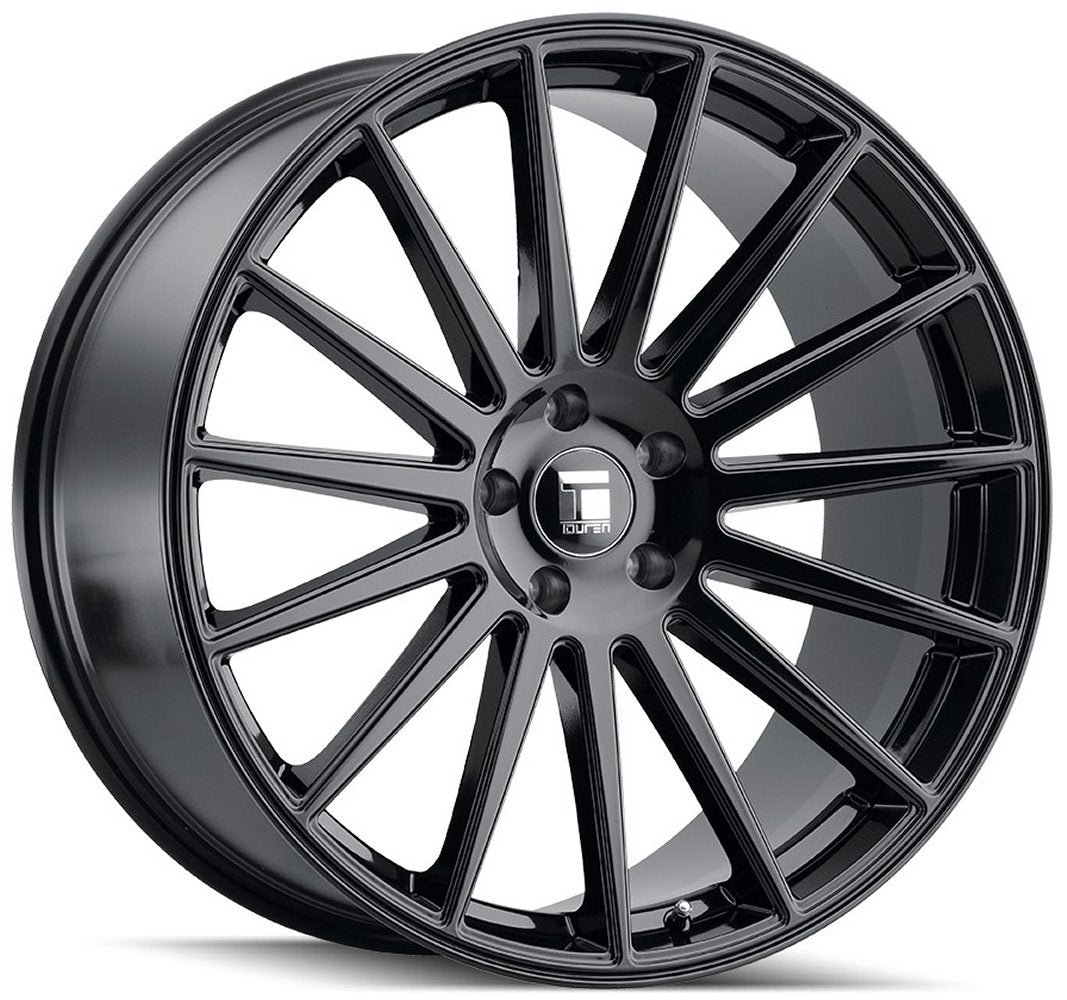 (Clearance - No Returns) 17x8 Touren TR92 Gloss Black  5x120 35mm