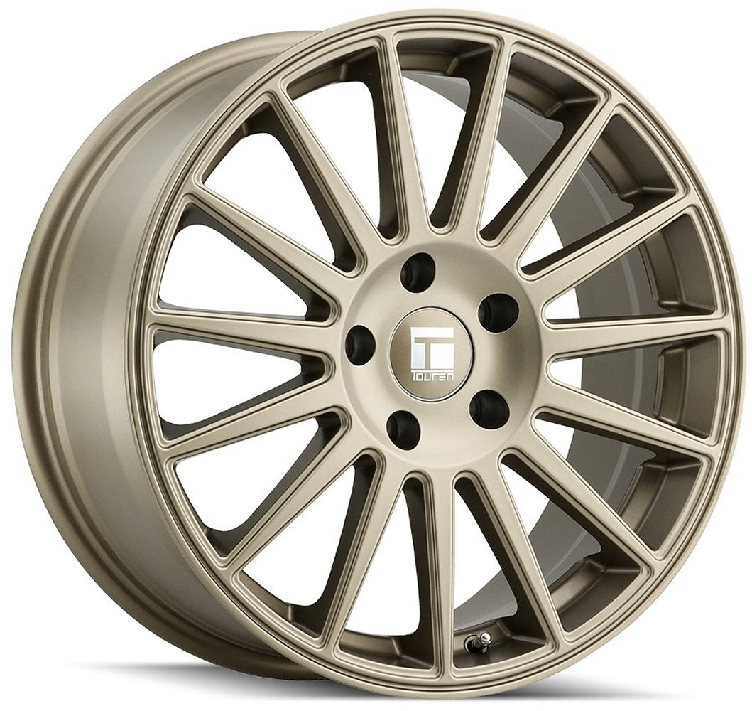 (Clearance - No Returns) 17x8 Touren TR92 Matte Gold 5x120 35mm