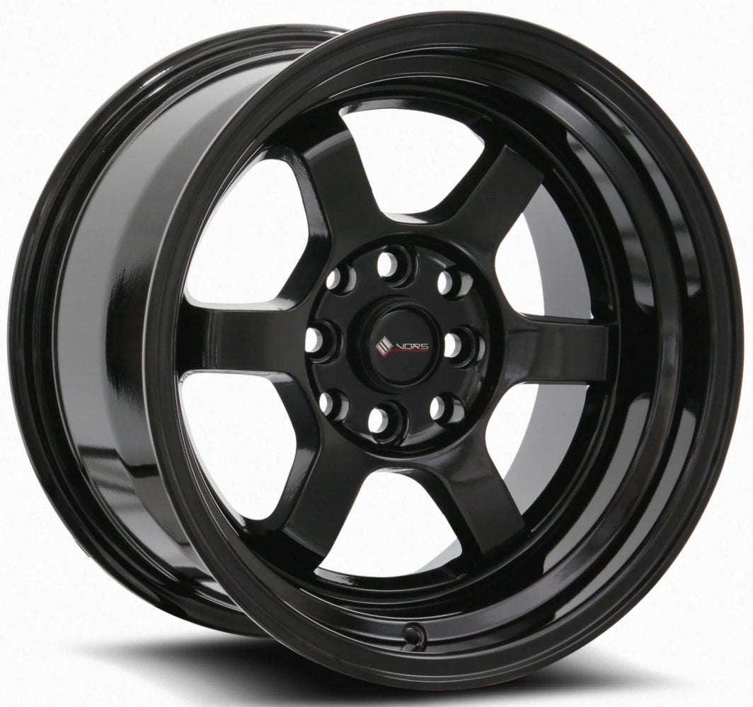 15x8 Vors TR7 Gloss Black 4x4.25/108 0mm (CUSTOM)