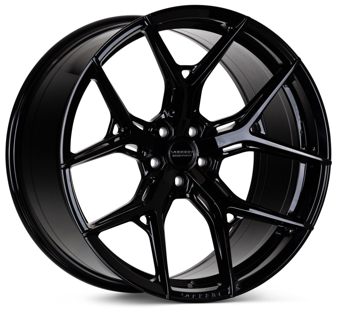 21x9 Vossen HF-5 Gloss Black (Hybrid Forged) 5x112 25mm