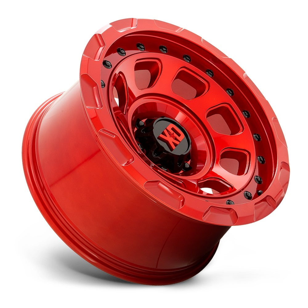 (Clearance - No Returns) 17x9 XD Series XD861 Storm Candy Red 6x5.5/139.7 0mm