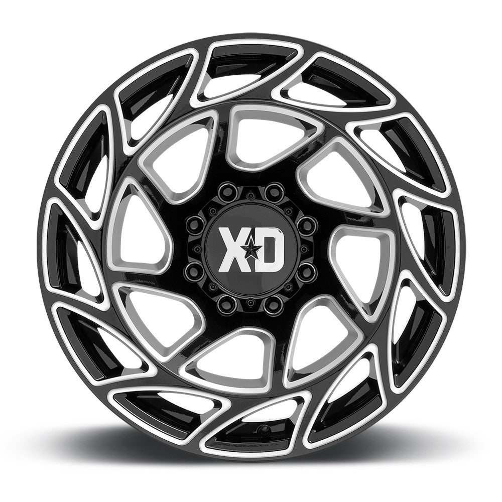 (Clearance - No Returns) 17x9 XD Series XD860 Onslaught Gloss Black Milled 6x5.5/139.7 0mm