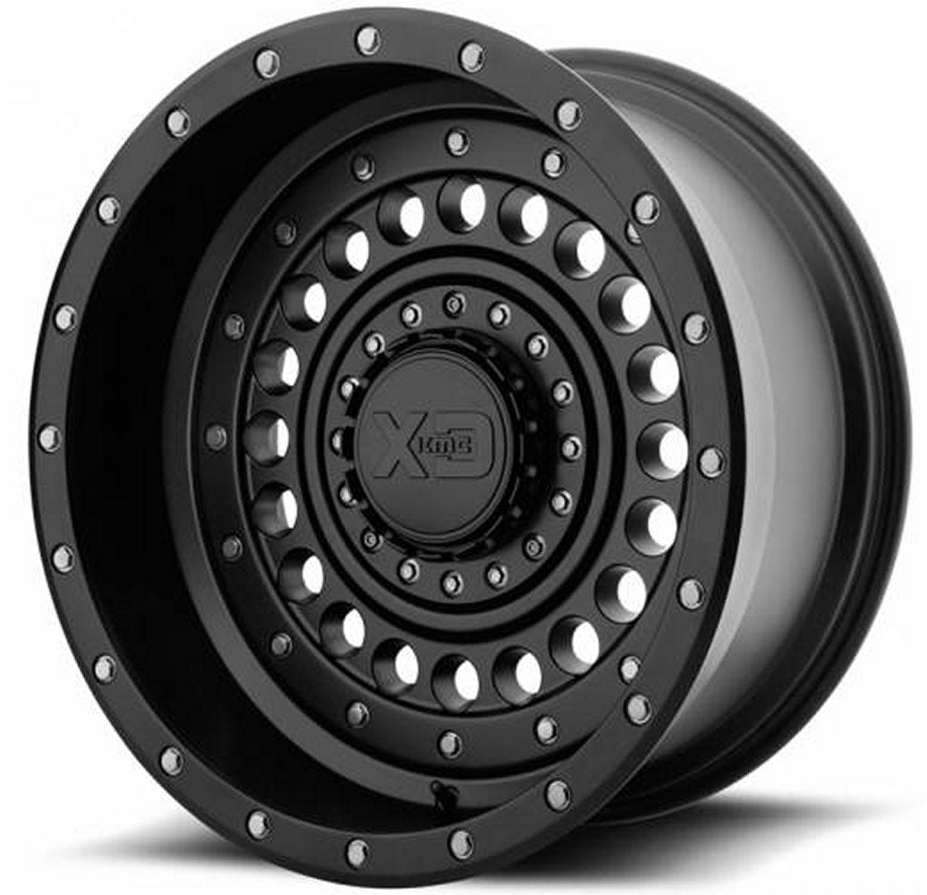 (Clearance - No Returns) 17x9 XD Series XD136 Panzer Satin Black 6x135 6x5.5/139.7 -12mm