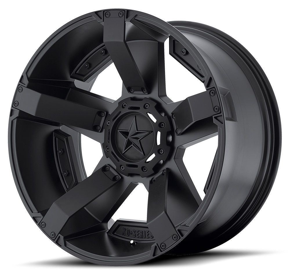 (Clearance - No Returns) 17x8 XD Series XD811 Rockstar II All Matte Black 5x5/127 5x135 10mm