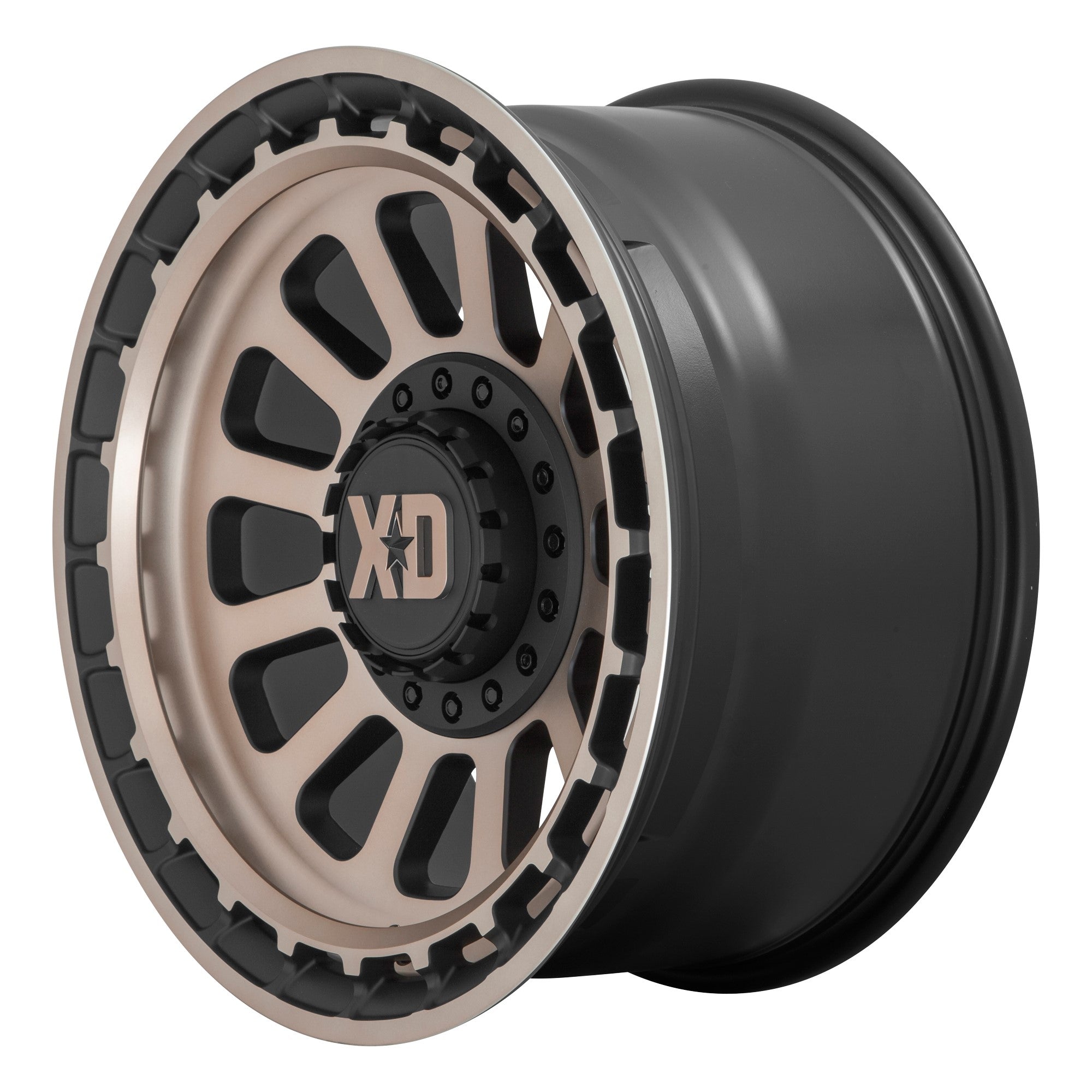 (Clearance - No Returns) 17x9 XD Series XD856 Omega Satin Black w/ Bronze Tint 6x4.5/114.3 6x5.5/139.7 18mm