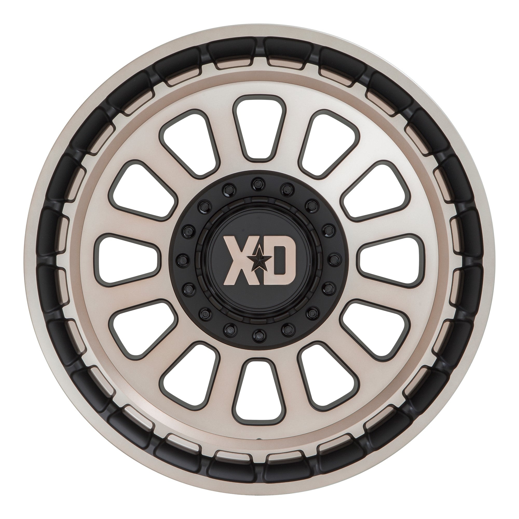 (Clearance - No Returns) 17x9 XD Series XD856 Omega Satin Black w/ Bronze Tint 5x5/127 5x5.5/139.7 -12mm