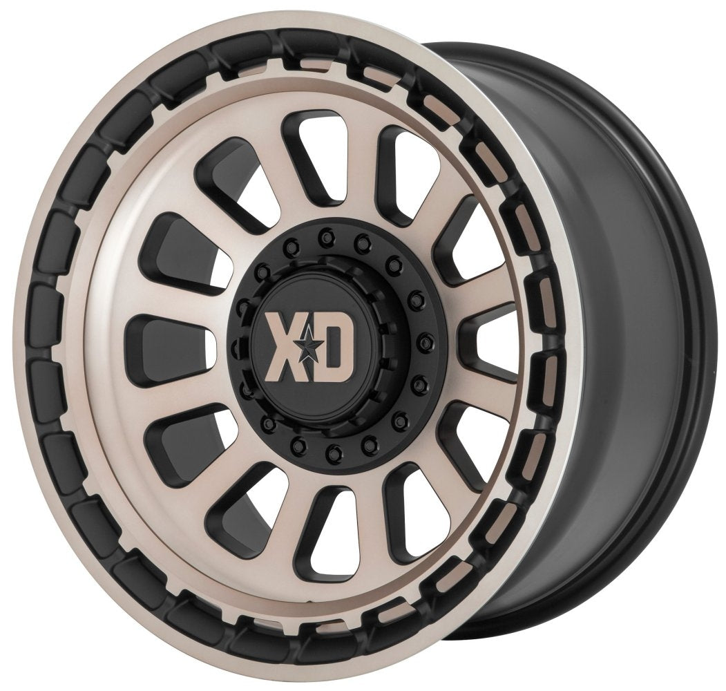 (Clearance - No Returns) 17x9 XD Series XD856 Omega Satin Black w/ Bronze Tint 5x5/127 5x5.5/139.7 0mm
