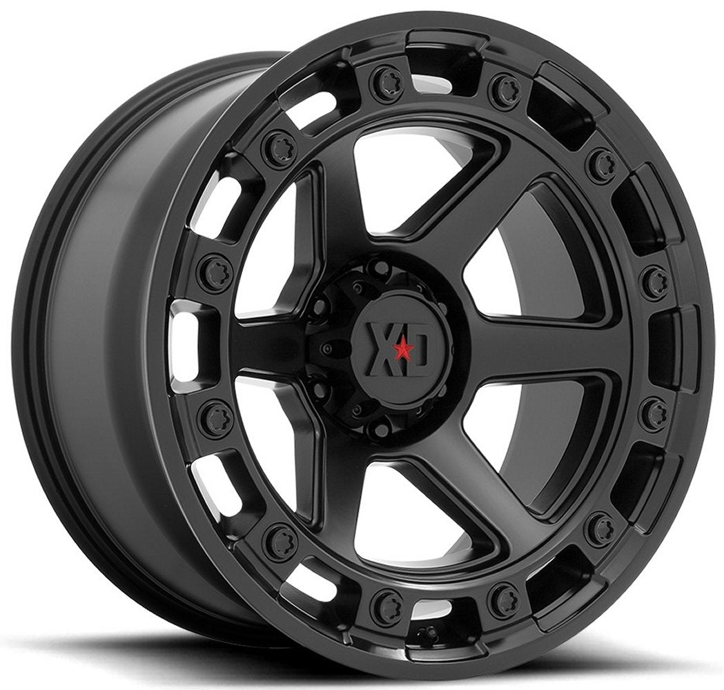 (Clearance - No Returns) 17x9 XD Series XD862 Raid Satin Black  5x5/127 0mm