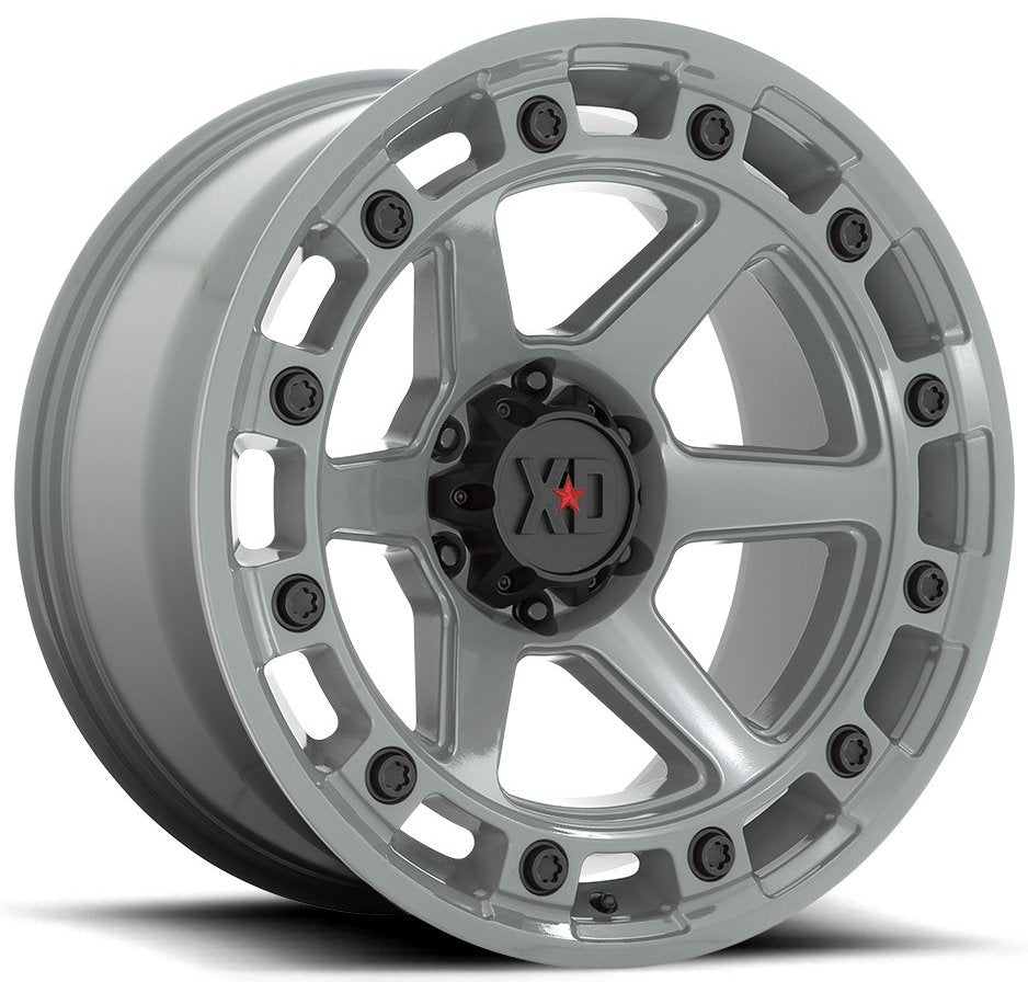 (Clearance - No Returns) 17x9 XD Series XD862 Raid Cement 6x5.5/139.7 0mm